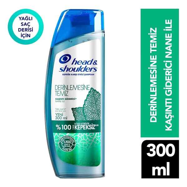 Head & Shoulders Derinlemesine Temiz Kaşıntı Giderici 300 ml Kepek Şampuanı - Görsel 2