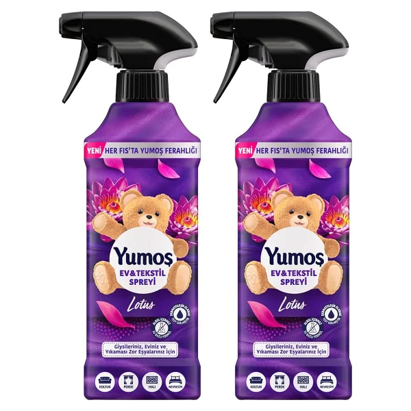 Yumoş Lotus Yıkaması Zor Eşyalar İçin Sprey 450 Ml 2'li - Görsel 2