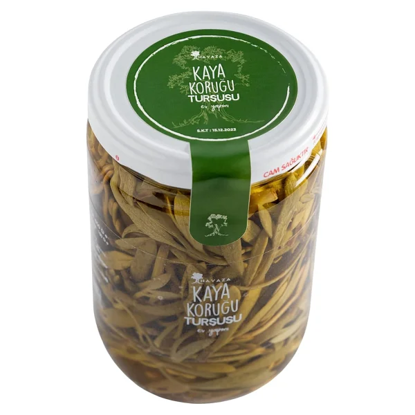 Havaza Kaya Koruğu Turşusu - 720 Gr. (Ev Yapımı) - Görsel 2