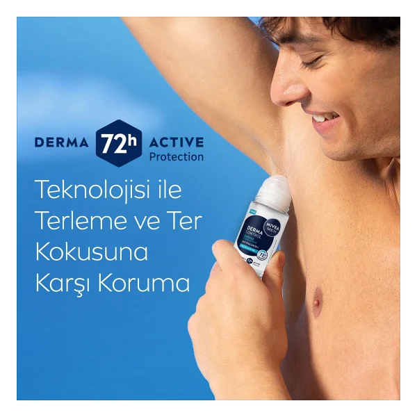 Nivea Men Derma Control Defend 50 Ml Erkek Roll-On - Görsel 6