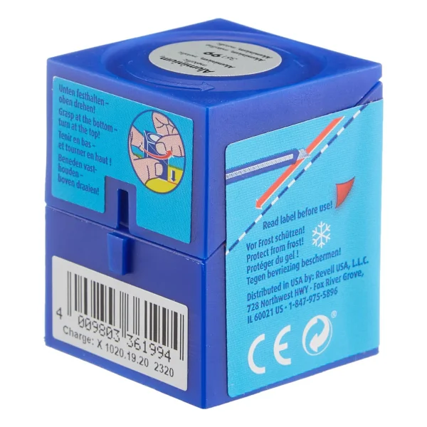 Revell - Su Bazlı Maket Boyası Aluminyum Metalik 18 Ml - Görsel 4