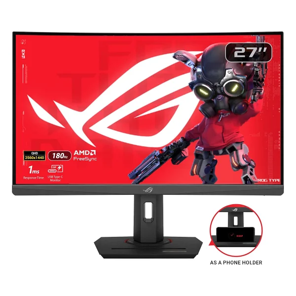 Asus ROG Strix XG27WCS 27" 1 ms 2K Curved 180 Hz Oyuncu Monitörü - Görsel 9