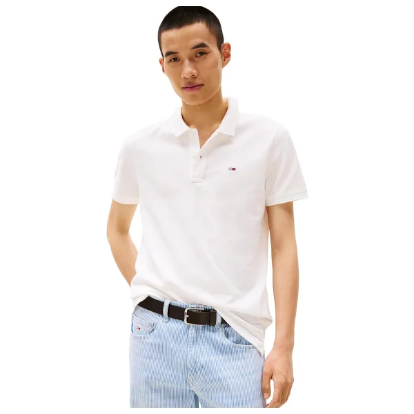 TOMMY HILFIGER TJM SLIM PLACKET POLO EXT Erkek T-shirt, Washed Black, L - Görsel 7