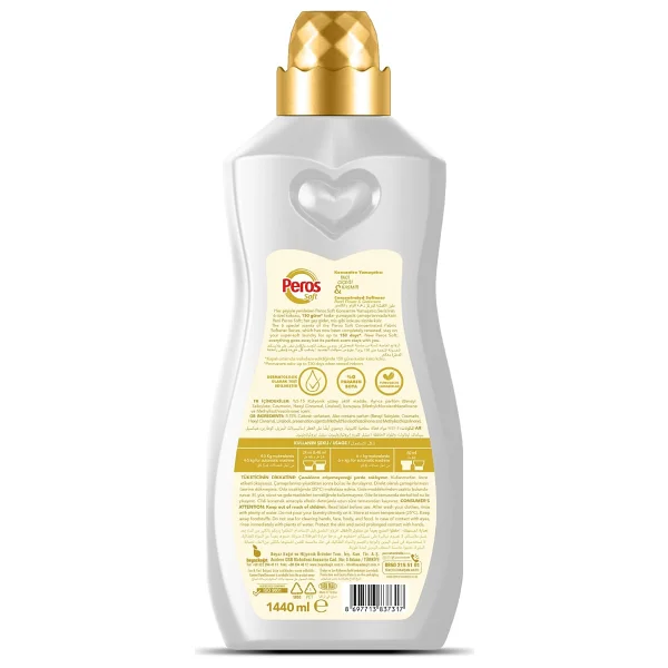 Peros İnci Çiçeği Ve Kaşmir Yumuşatıcı 60 Yıkama 1.44 Lt - Görsel 2