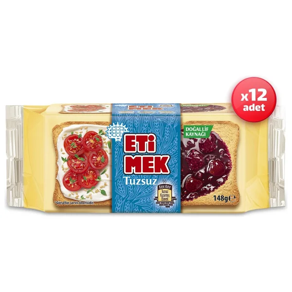 Eti Etimek 148 Gr Tuzsuz Hazır Kızarmış Ekmek - Görsel 2