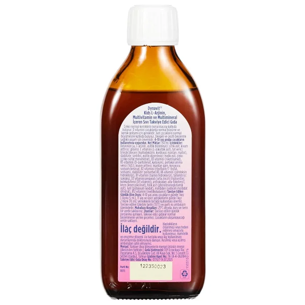Dynavit Kids Arjikid Multi Şurup 150 ml - Görsel 5