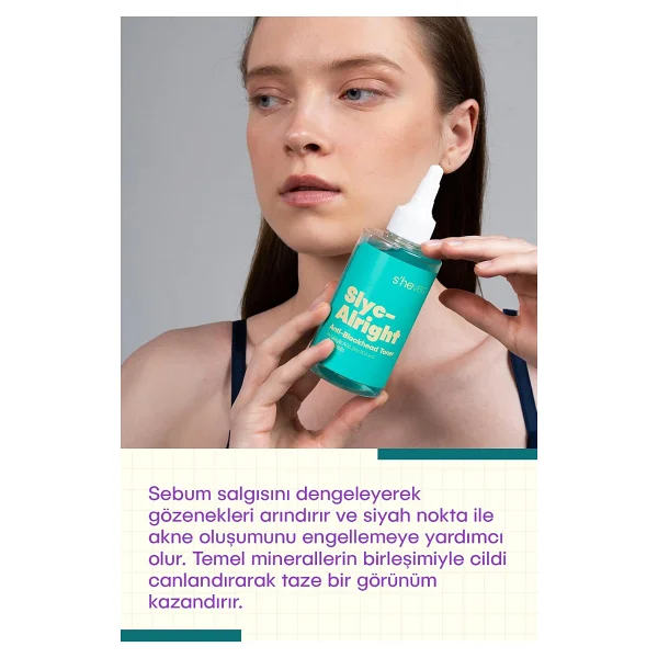 She Vec Slyc-Alright Sivilce Ve Siyah Nokta Karşıtı Arındırıcı Tonik 200 Ml - Görsel 3