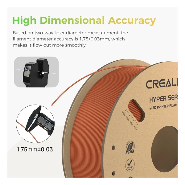 Creality Hyper Pla 1.75 Mm 1 Kg Turuncu Filament - Görsel 8
