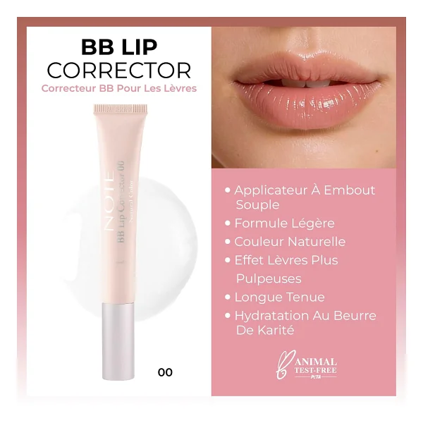 Note Bb Lip Corrector 00 Şeffaf Dudak Parlatıcısı - Görsel 2