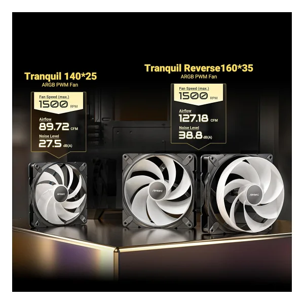 Antec C8 ARGB Fanlı E-ATX Oyuncu Kasası - Görsel 4