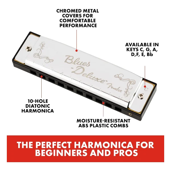 Fender Harmonica Blues Deluxe G Mızıka - Görsel 2