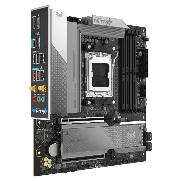 Sapphire Nitro+ B850M Wi-Fi 52123-01-40G AMD AM5 DDR5 Micro ATX Anakart - Görsel 2