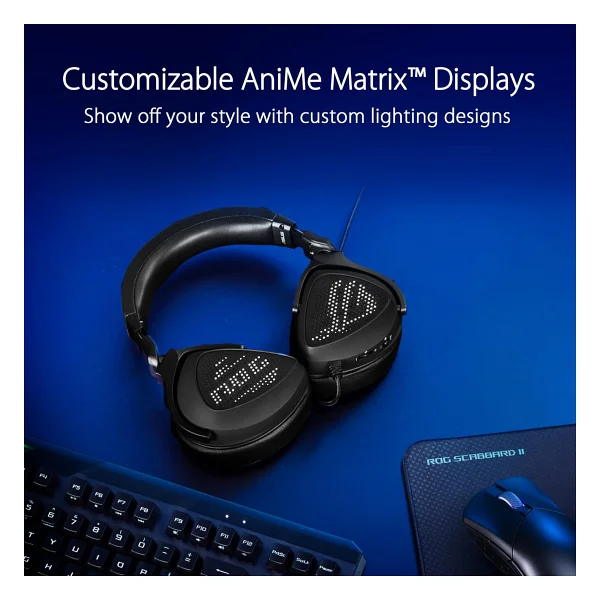 Asus Rog Delta S Animate 7.1 Type-C Kablolu Kulak Üstü Oyuncu Kulaklığı - Görsel 2
