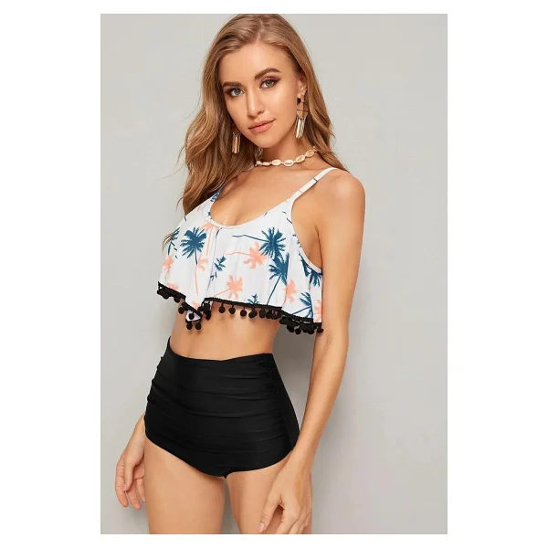 Angelsin Şık Yüksek Bel Bikini Altı - Görsel 4