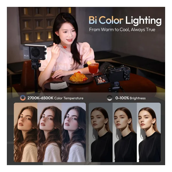 Ulanzi PL25 Bi-Color 25 W Video Led Işık - Görsel 4