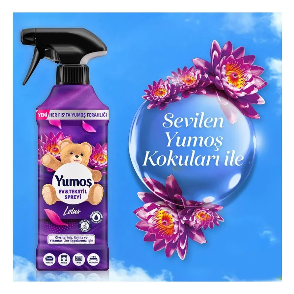 Yumoş Lotus Yıkaması Zor Eşyalar İçin Sprey 450 Ml 2'li - Görsel 5