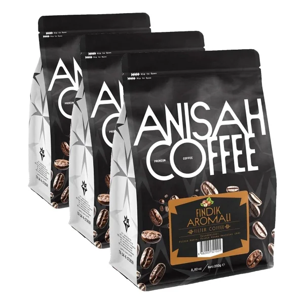 Anisah Coffee Fındık Aromalı Filtre Kahve 250 gr - Görsel 2