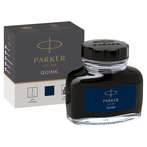Parker Quink 57 Ml Dolma Kalem Mürekkebi Mavi - Görsel 10