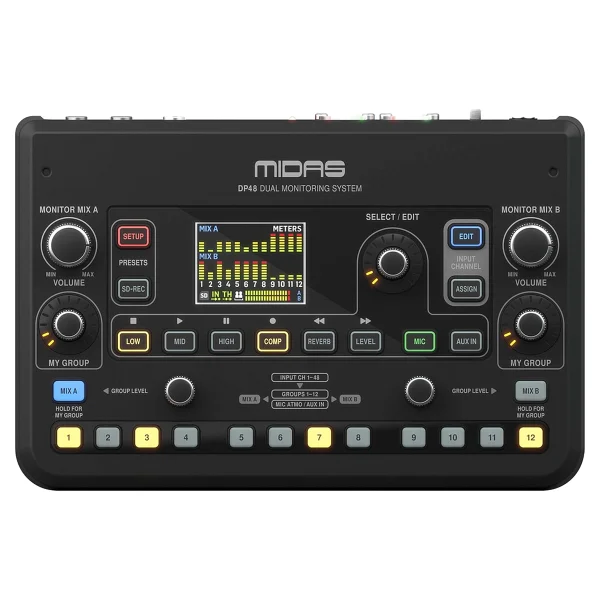 Mıdas DP48 48-Kanal Kişisel Monitör Mikseri - Görsel 2