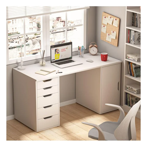 Dekorex Clm112 Dolaplı 5 Çekmeceli Çalışma Masası - Görsel 2