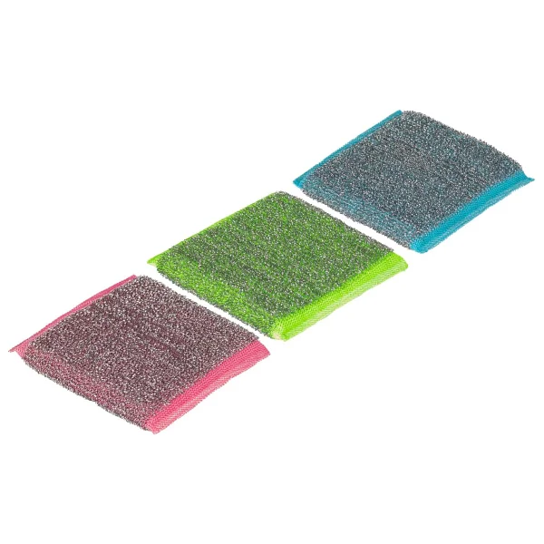 Vileda Glitzi 3'lü Power Inox Colors Bulaşık Süngeri - Görsel 2