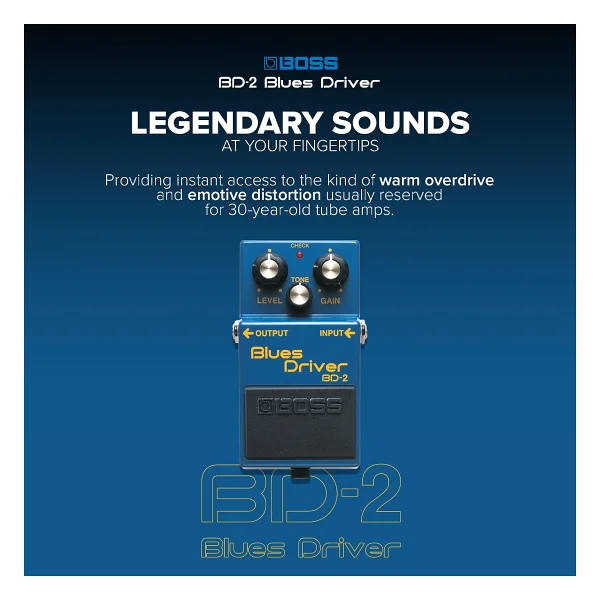 Boss Bd-2 Blues Driver Compact Pedal - Görsel 3