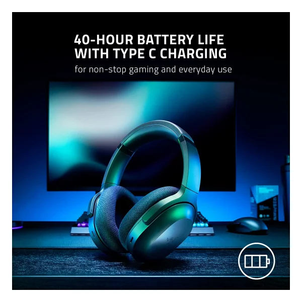 Razer Barracuda Rz04-03790100-R3m1 Siyah Kablolu/Kablosuz Kulak Üstü Oyuncu Kulaklığı - Görsel 8