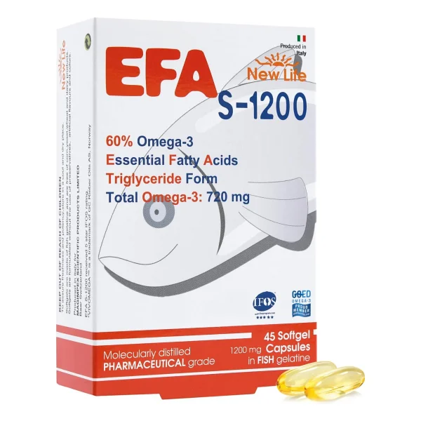New Life EFA S-1200 Omega 3 Balık Yağı 45 Kapsül - Görsel 3