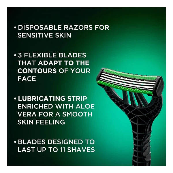 Wilkinson Sword Xtreme 3, Oynar Başlıklı Kullan At Tıraş Bıçağı 8'Li Paket - Görsel 2