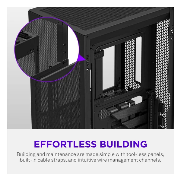 Nzxt H2 Flow Fanlı Mini Itx Oyuncu Kasası - Görsel 9