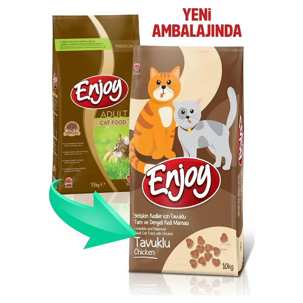 Enjoy Tavuklu 10 Kg Yetişkin Kedi Maması - Görsel 2