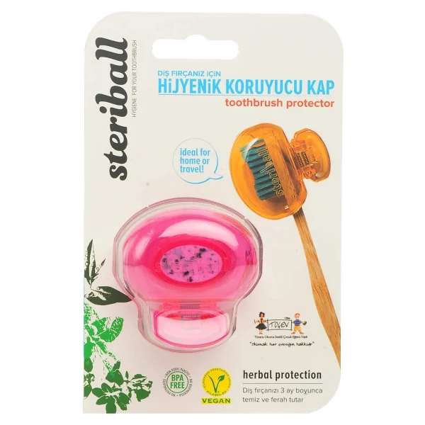 Steriball Diş Fırçası Koruma Kabı Mor - Görsel 5