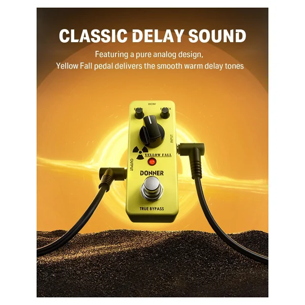 Donner Yellow Fall Vintage Analog Delay Pedalı - Görsel 2