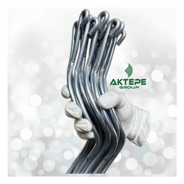 Aktepe Group 20 Adet 150 Cm Metal Spiral Bitki Destek Çubuğu Hobi Bahçesi Bitki Bağlama Teli Sebze Ve Çiçek Teli - Görsel 2