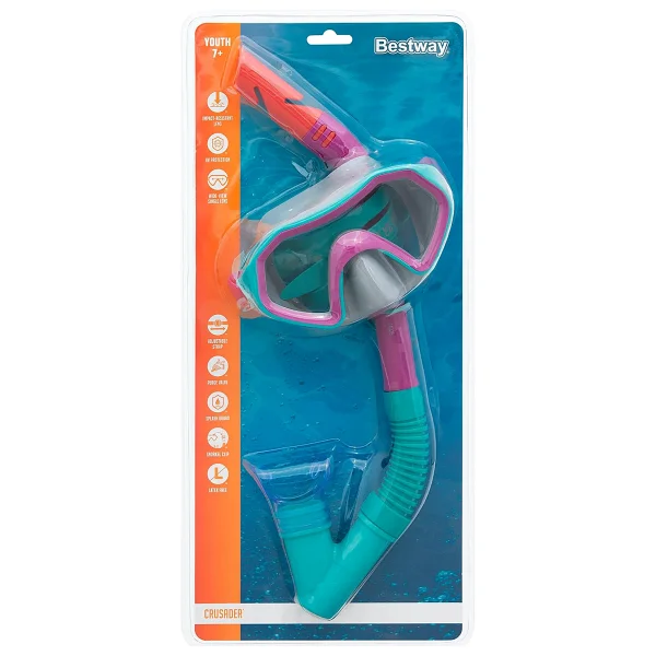 Bestway Crusader Çocuk 7+ Şnorkel Maskesi - Görsel 3