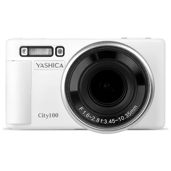 Yashica City 100 Beyaz Dijital Fotoğraf Makinesi - Görsel 2