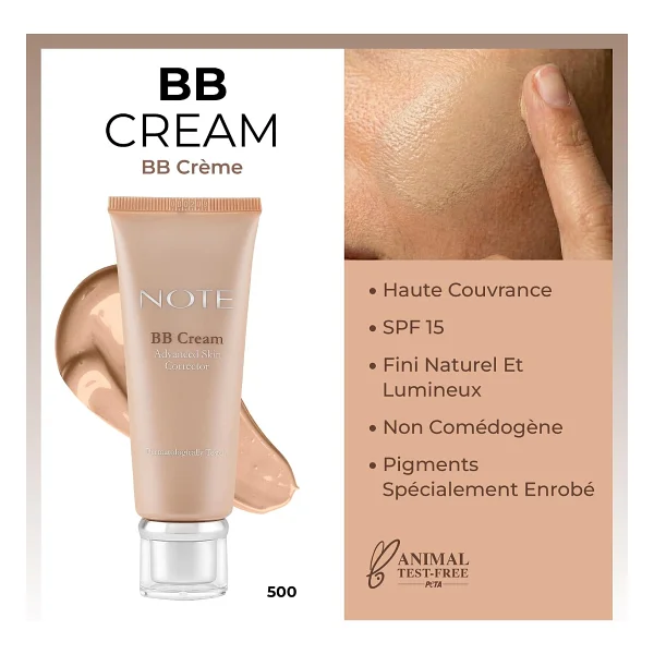Note Cosmetics Bb Cream, Bb Krem Doğal Kapatıcılık 500 - Görsel 2