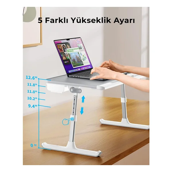 Bix Saiji K7 Mini Laptop Sehpası - Görsel 4