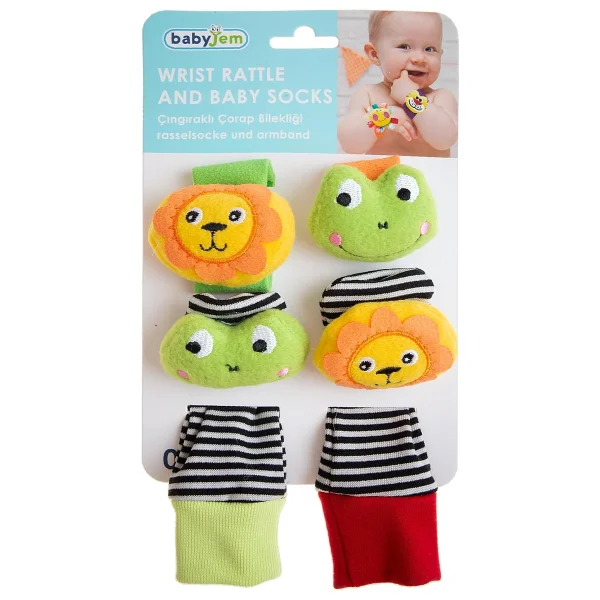 Babyjem 471 Çıngıraklı Çorap Ve Bileklik - Görsel 5