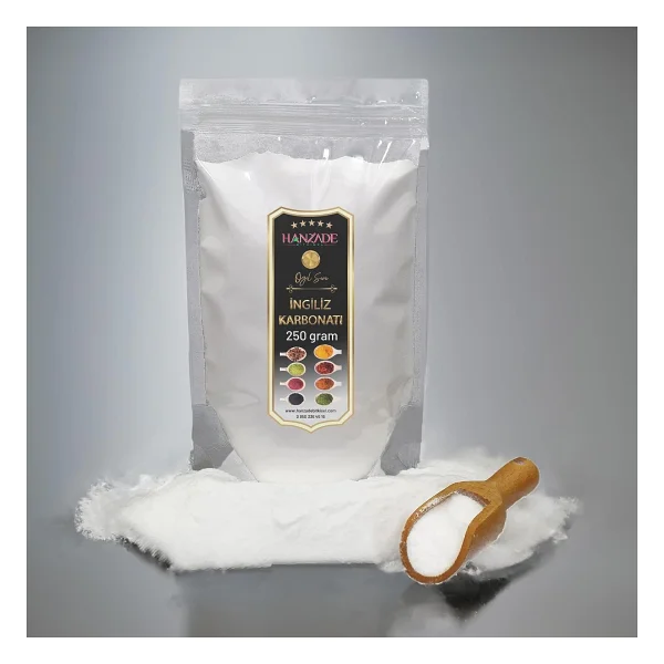 Hanzade Bitkisel İngiliz Karbonatı 1 KG x 3 Adet Sodyum Bikarbonat Besin Türü Katkısız - Görsel 2