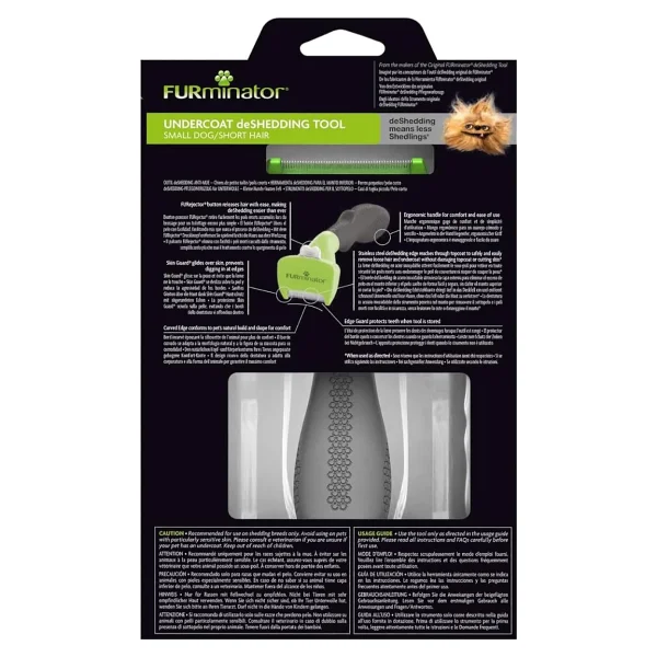Furminator Short Hair Kısa Tüylü Köpekler İçin Temizlenebilir Tarak Small - KONG - Görsel 8