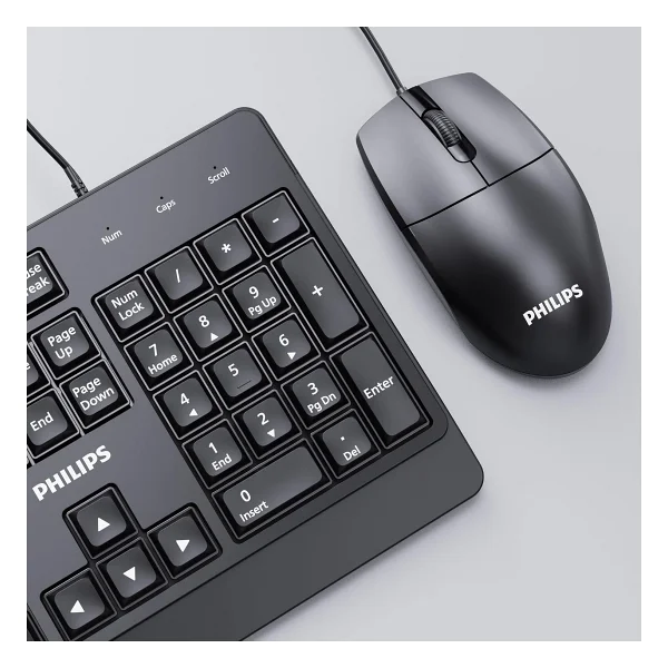 Philips Spt6247 Kablolu Klavye Mouse Seti - Görsel 4