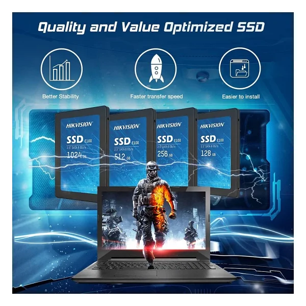 Hikvision E100/256g Sata 3.0 2.5" 256 GB SSD - Görsel 7