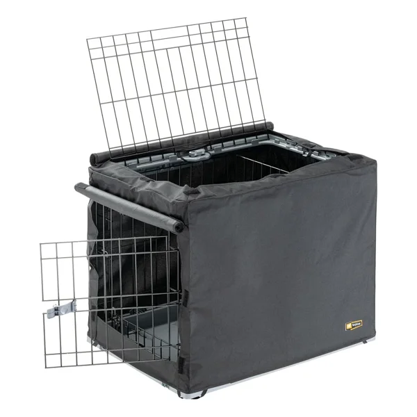 Ferplast SUPERIOR 75 Katlanır Köpek Kafesi örtüsü, su geçirmez, rüzgar geçirmez, çizilmeye dayanıklı kumaş 75 x 51x Y 55 cm - Görsel 3