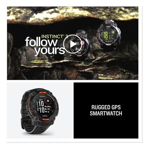Garmin Instinct 3 45mm Solar Akıllı Saat - Görsel 8