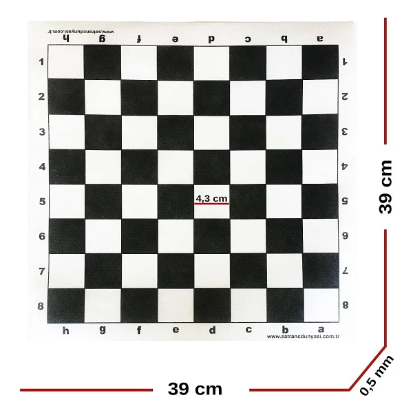 Star 1050163 Platin Rulo Satranç Takımı - Görsel 4