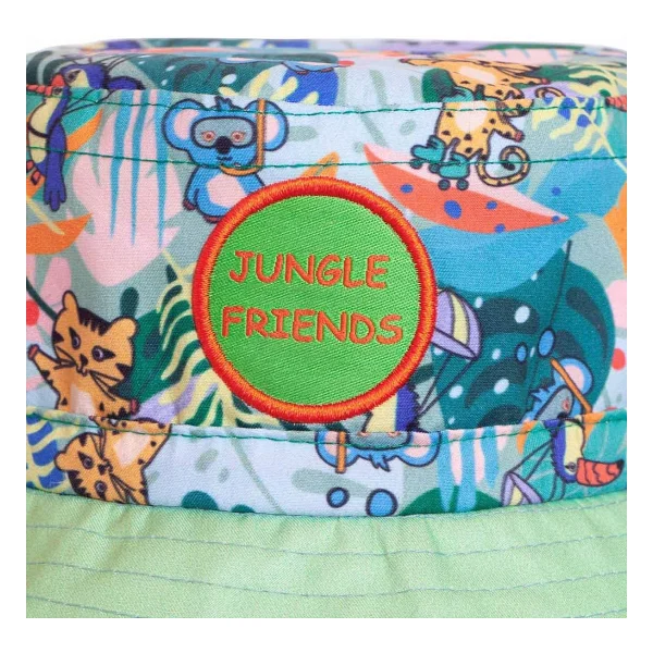 Milk&Moo Jungle Friends Ayarlanabilir Bebek Yazlık Şapka - Görsel 4
