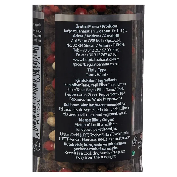 Bağdat Karışık Tane Biber 45 Gr - Görsel 4