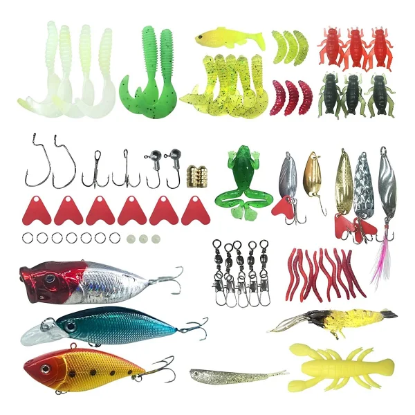 Valkyrie 78 Parça Rapala Jig Sahte Olta Yem Ve Aksesuar Seti Tatlı Ve Tuzlu Su Uyumlu - Görsel 2