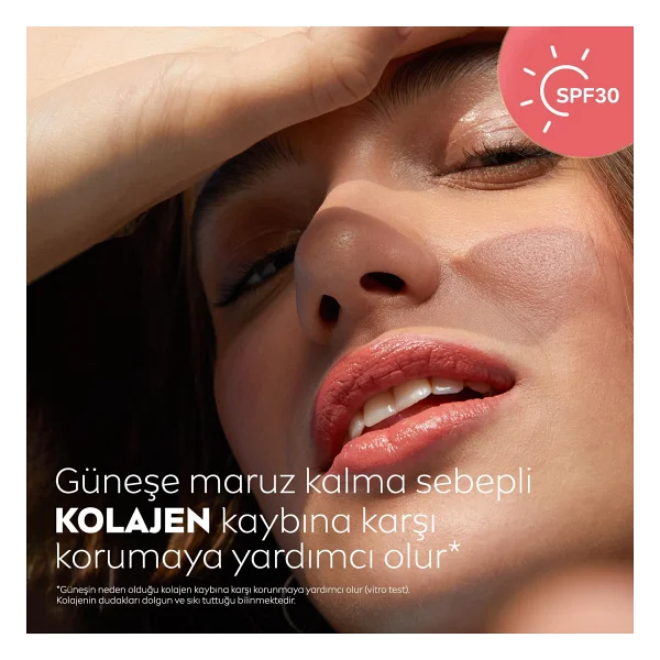 NIVEA Renkli Nemlendirici Dudak Bakım Kremi Rose 4.8gr, SPF30, Allık Etkisi, Dudak ve Yanaklar, E Vitamini - Görsel 3